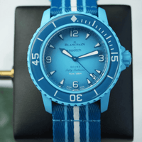 Swatch x Blancpain: une nouvelle Scuba Fifty Fathoms Blue Lagoon