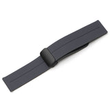 MoonSwatch Grooved Rubber Strap with Clasp 