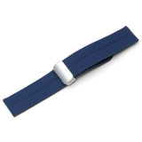 MoonSwatch Grooved Rubber Strap with Clasp 