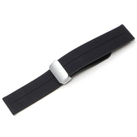 MoonSwatch Grooved Rubber Strap with Clasp 