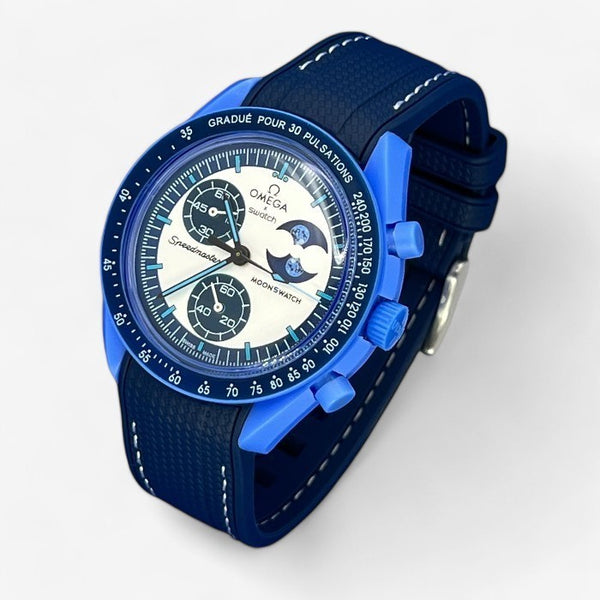 Omega x Swatch Mission to the Super Blue Moonphase Strap