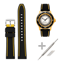 Bracelet en Caoutchouc (2 bandes) Blancpain x Swatch - Bracelet