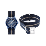 Bracelet Blancpain x Swatch Nato - [Swatchcollabs]