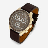 MoonSwatch Textured Leather Strap