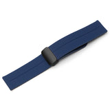 MoonSwatch Grooved Rubber Strap with Clasp 