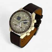 MoonSwatch Textured Leather Strap